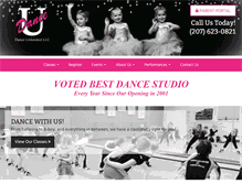 Tablet Screenshot of dance-u.com